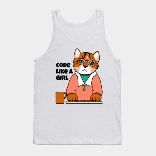 Code Like a Girl Tank Top